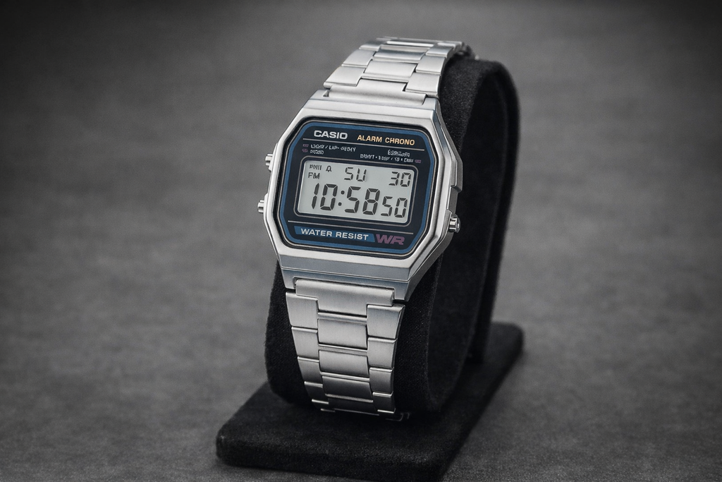 Casio Retro Clásico Digital Metálico