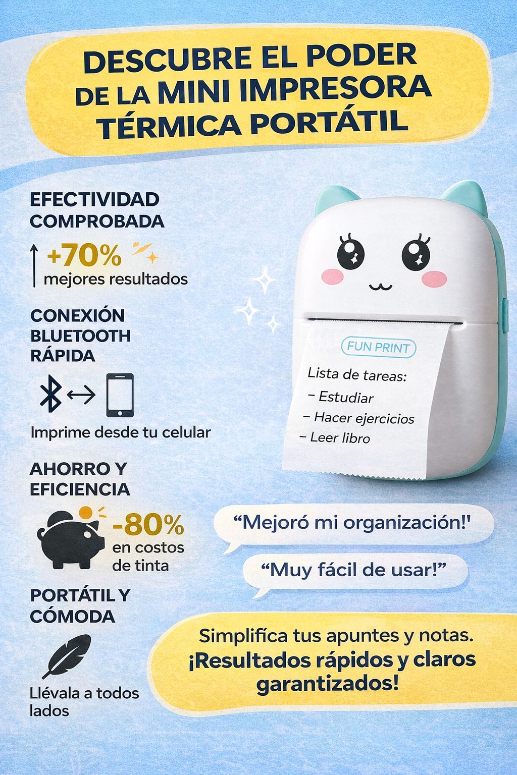 MINI IMPRESORA DIGITAL BLUETOOTH