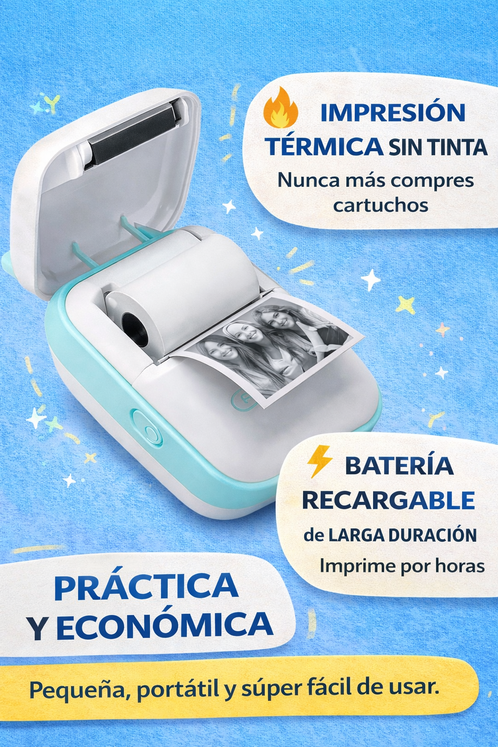 MINI IMPRESORA DIGITAL BLUETOOTH