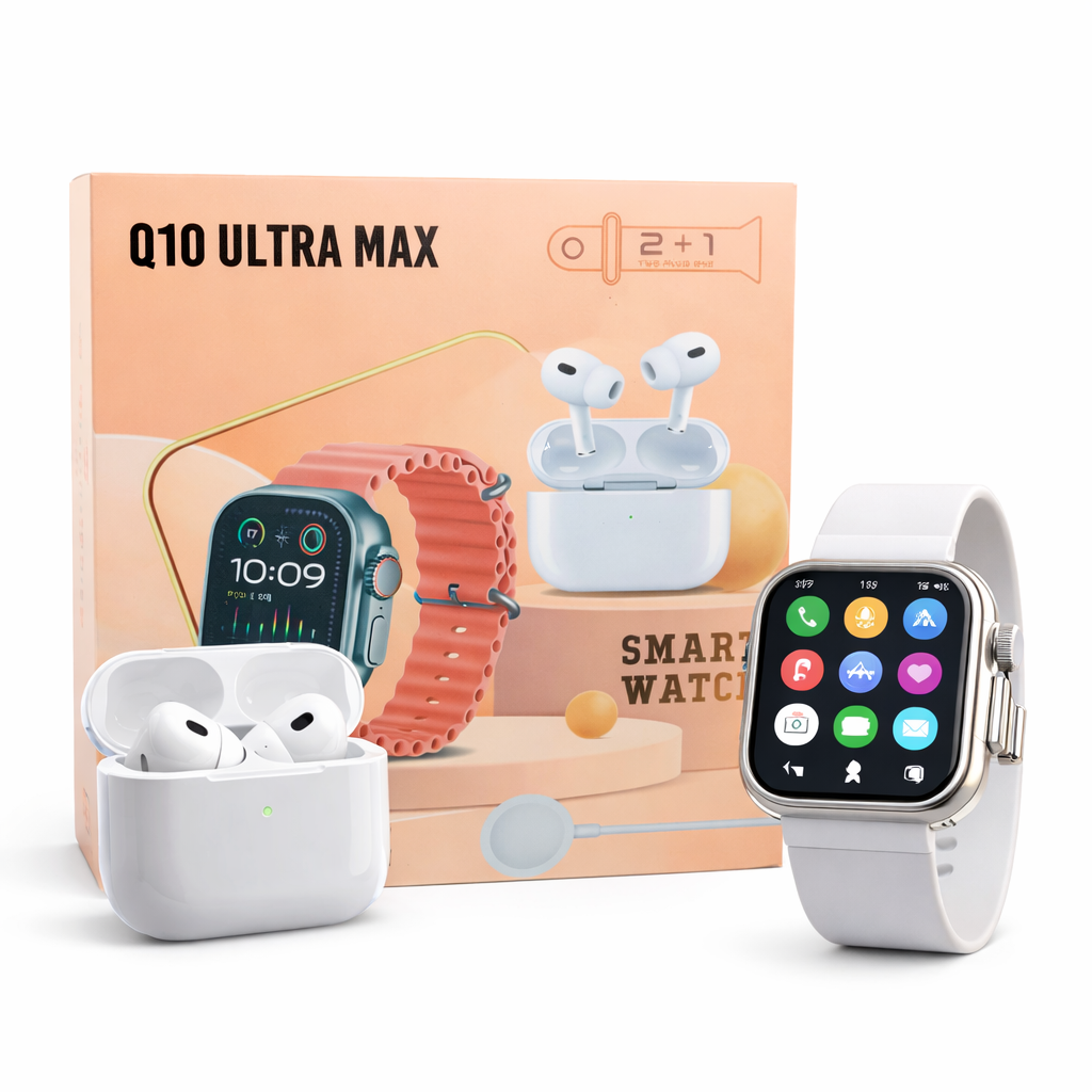 Combo Smartwatch T800 Ultra + Audífonos Inalámbricos PRO Última Generación