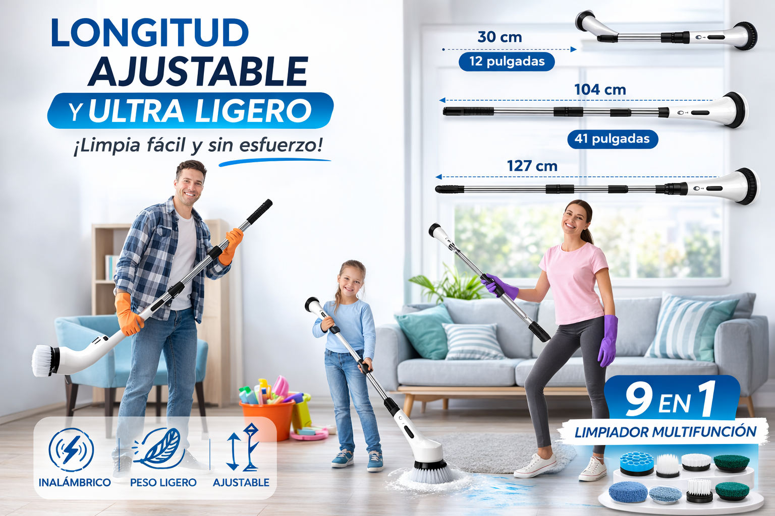 Limpiador Giratorio 9 en 1