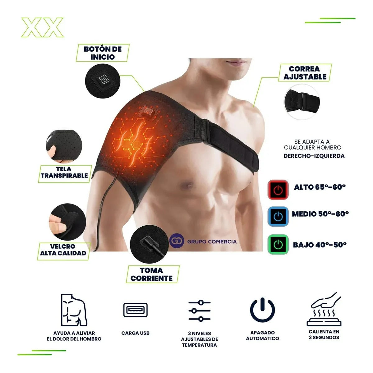 HOMBRERA TERMICA TERMOFLEX