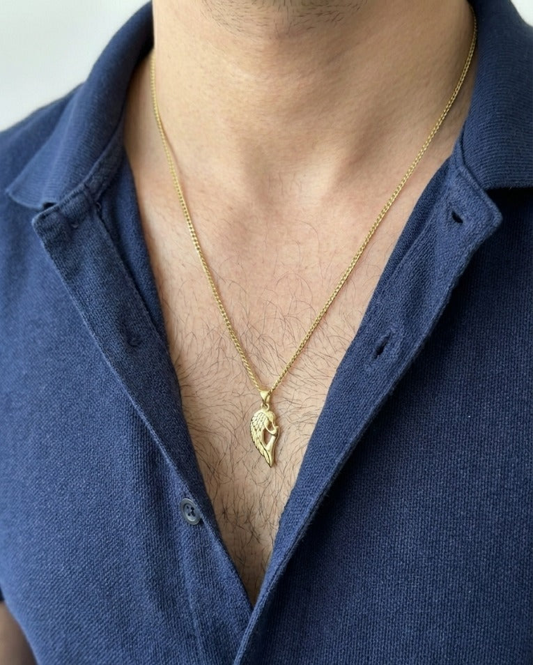 “Unidos por Atracción” – Juego X2 Cadenas Magnéticas para Parejas (Baño en oro)