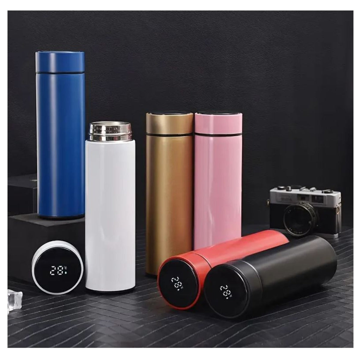 Termo Aquora Pro con Pantalla LED - Termo con Indicador de Temperatura