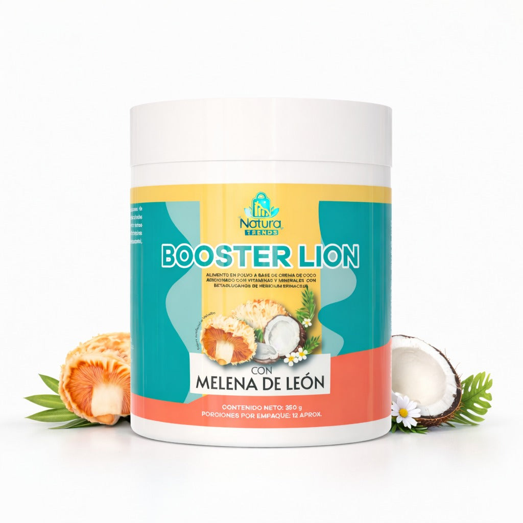 Booster Lion - Melena de León para Claridad Mental y Sistema Inmune