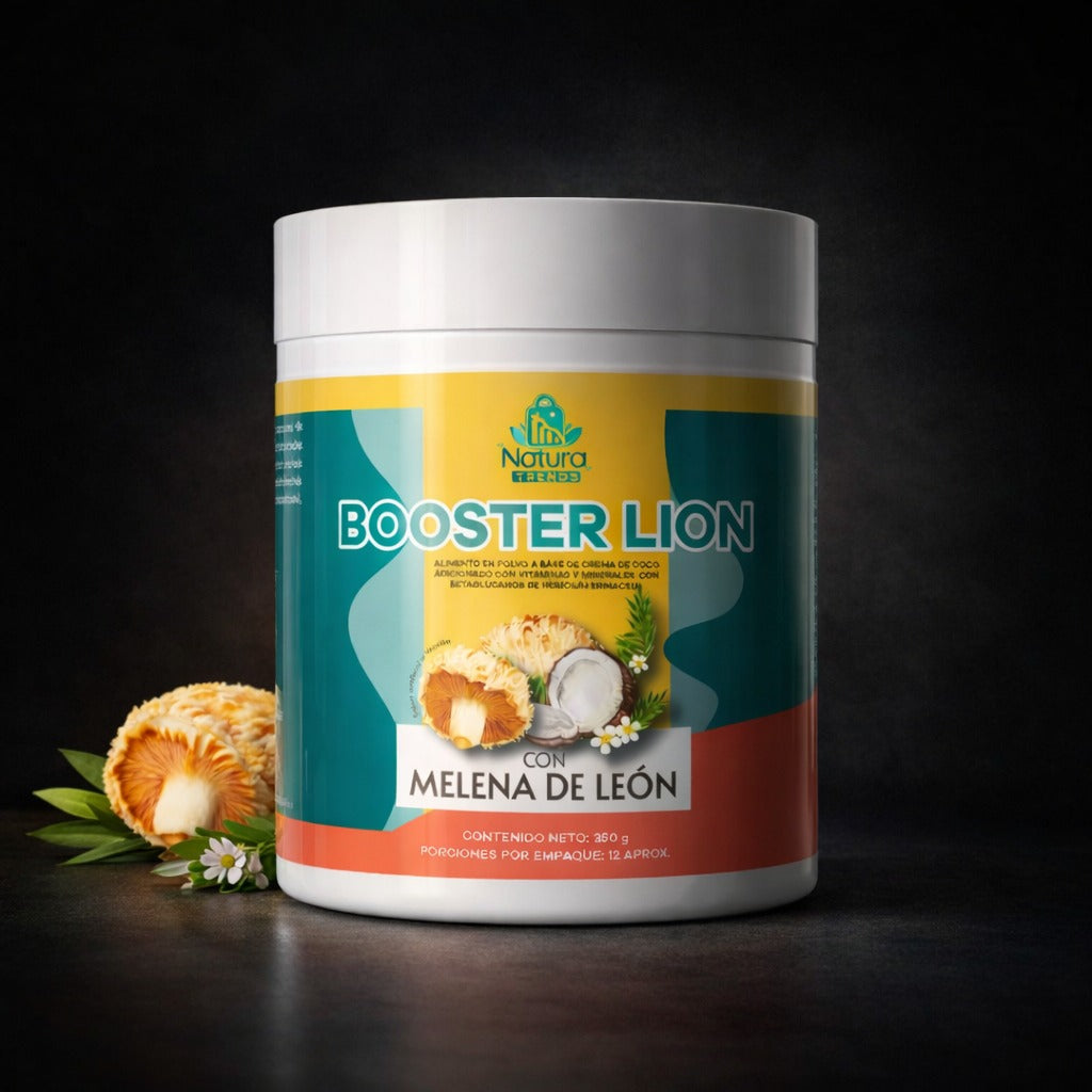 Booster Lion - Melena de León para Claridad Mental y Sistema Inmune
