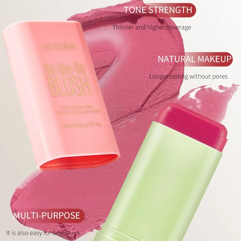 Kit de Maquillaje 3 Barras 3 en 1 – Labios, Mejillas y Ojos